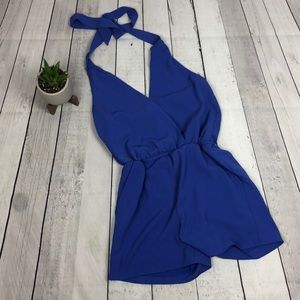 Halter top romper from dynamite